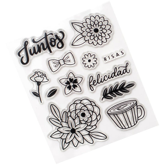 Obed Marshall Buenos Dias Acrylic Stamps 12/Pkg