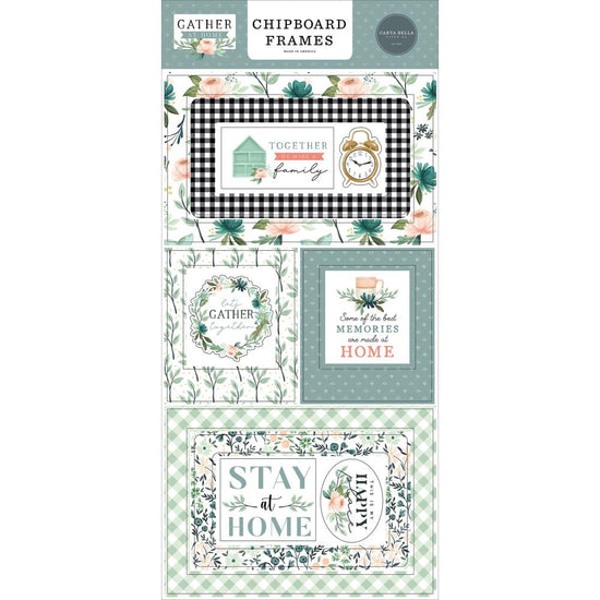 Gather At Home Chipboard 6"X13" Frames
