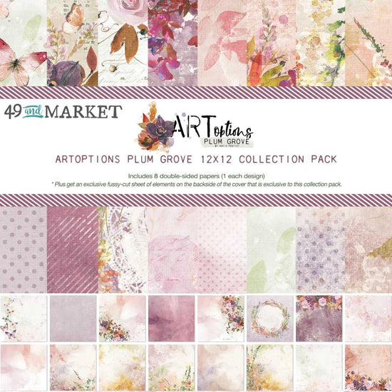 49 And Market Collection Pack 12"X12" ARToptions Plum Grove