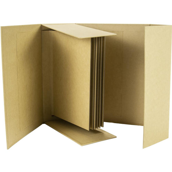 Prima Memory Hardware Chipboard Album 8.5"X7"X3.25" Voyage