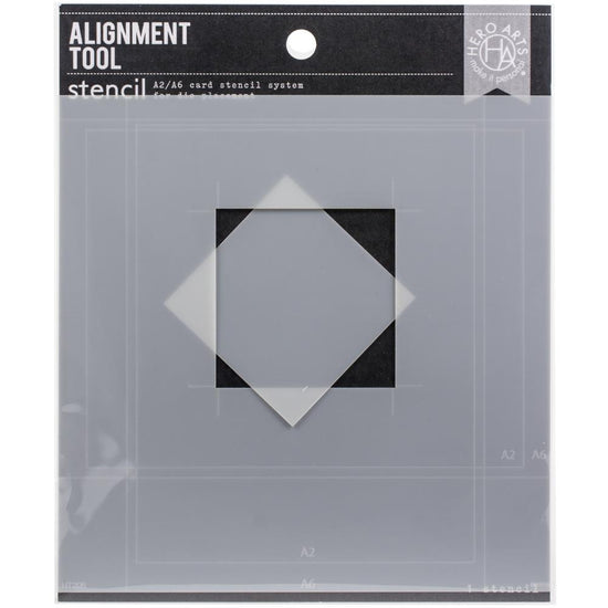 Hero Arts Alignment Tool Stencil A2 & A6