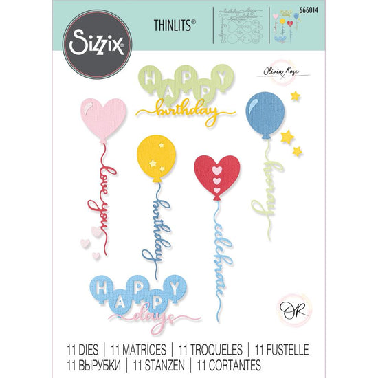 Sizzix Thinlits Dies By Olivia Rose 11/Pkg 