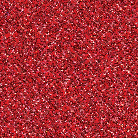 Glitter Silk Cardstock 12"X12" Red Flash
