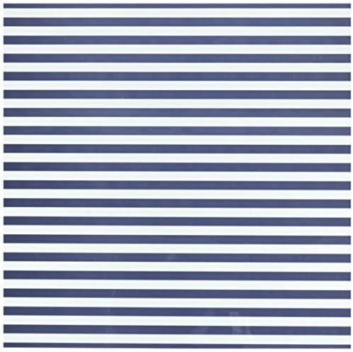 Bazzill Admiral Stripe Acetate 12”x12”