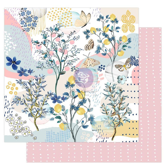 Spring Abstract Double-Sided Cardstock 12"X12" Blooming