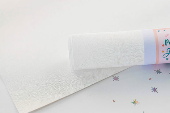 Ecopiel BLANCO PELITOS ( johanna rivero) 30 X 50