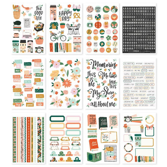 Simple Stories Sticker Book 12/Sheets My Story, 504/Pkg