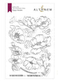 Altenew Poppy Garden Stamp Set