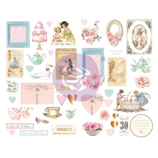 With Love By Frank Garcia Chipboard Stickers 45/Pkg