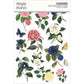 Simple Stories Sticker Book 12/Sheets Simple Vintage Indigo Garden, 617/Pkg