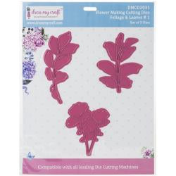 Dress My Craft Dies Flower Making-Foliage & Leaves 