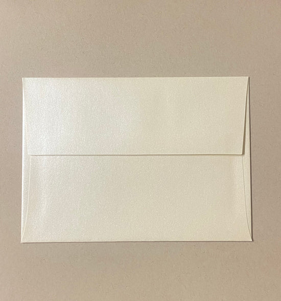 Envelopes A7 5.25”x7.25” Pearlized Cream