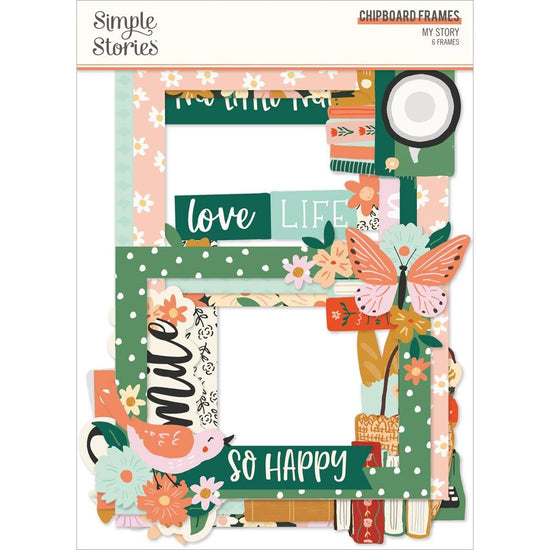 My Story Chipboard Frames