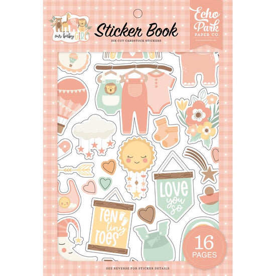 Echo Park Sticker Book Our Baby Girl