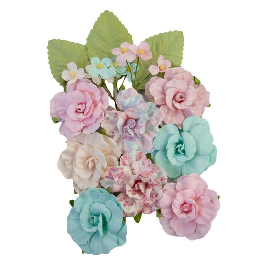Prima Marketing Mulberry Paper Flowers All Heart