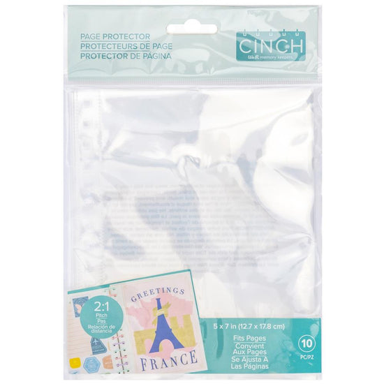 We R Memory Keepers Cinch Page Protectors 5"X7" 10/Pkg