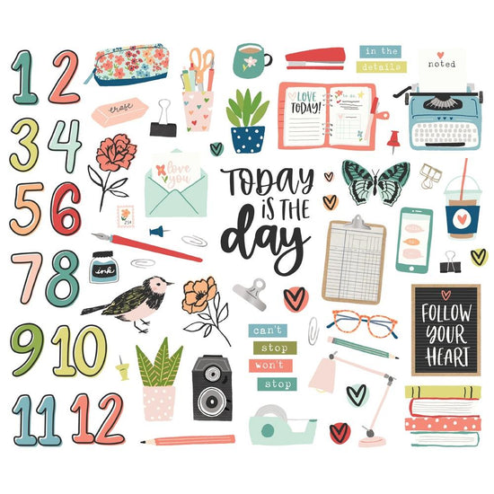 Life Captured Bits & Pieces Die-Cuts 60/Pkg