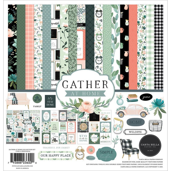 Carta Bella Collection Kit 12"X12" Gather at Home