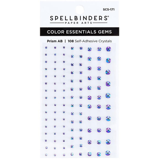 Spellbinders Color Essentials Gems 108/Pkg Prism SCS-171