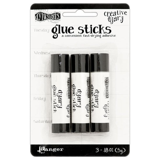 Dylusions Creative Dyary Mini Glue Sticks 3/Pkg