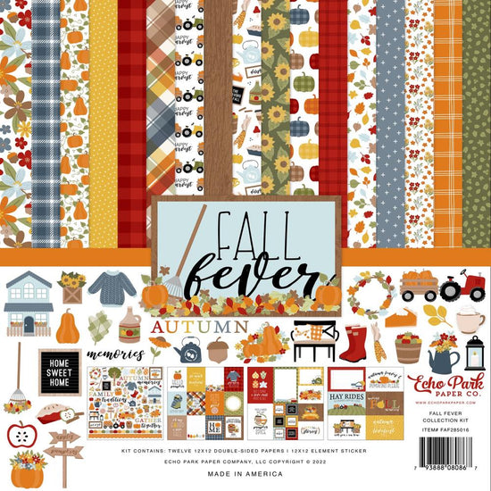 Echo Park Collection Kit 12"X12" Fall Fever