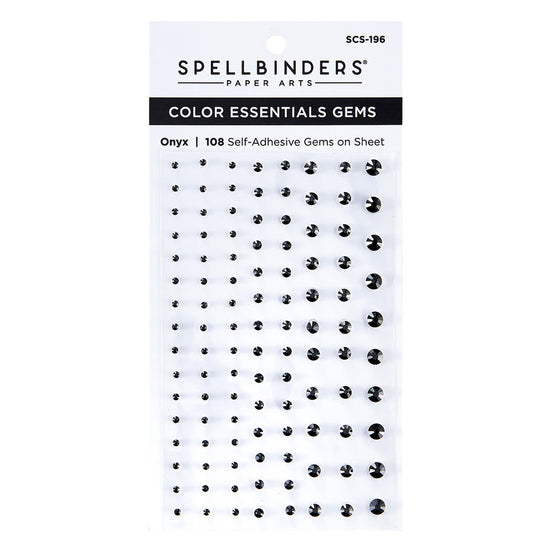 Spellbinders Color Essentials Gems in Onyx