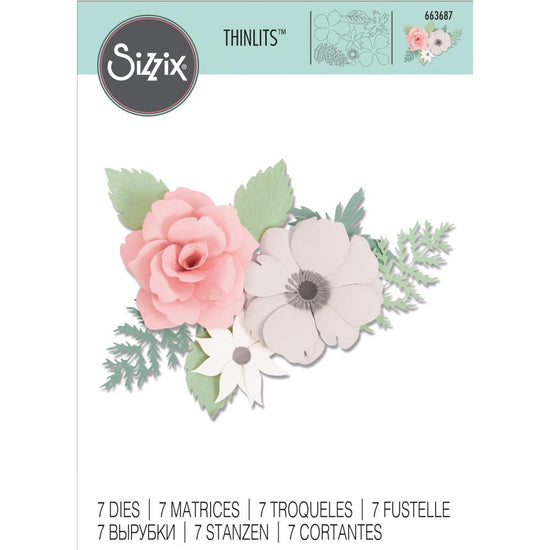 Sizzix Thinlits Die Set 7PK - Corsage Item 