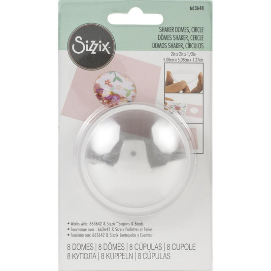Sizzix Making Essential - Shaker Domes, 2", 8PK Item 
