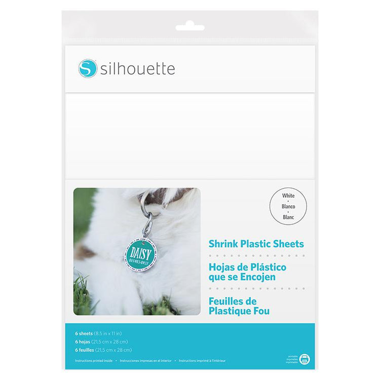 Sizzix Surfacez Shrink Plastic 8.5X11 10/Pkg - Printable