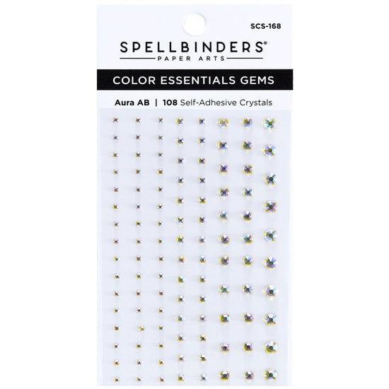 Spellbinders Color Essentials Gems 108/Pkg Aura SCS-168