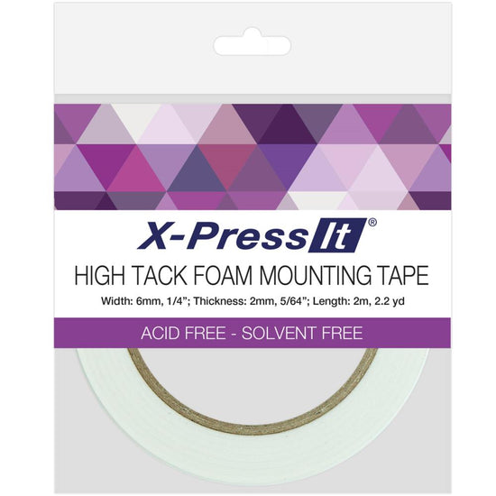 X-Press It High Tack Foam Mounting Tape 1/4”