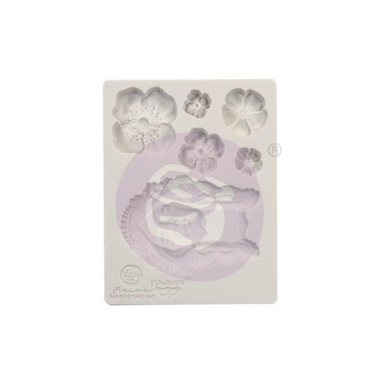 Finnabair Decor Moulds 3.5"X4.5" Flower Queen