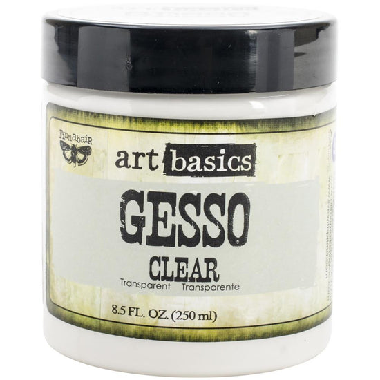 Finnabair Art Basics Gesso 8.5oz Jar Clear