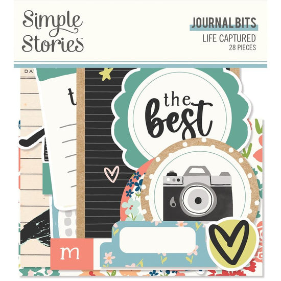 Life Captured Bits & Pieces Die-Cuts 28/Pkg Journal