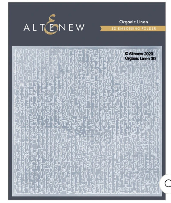 Altenew Organic Linen 3D Embossing Folder