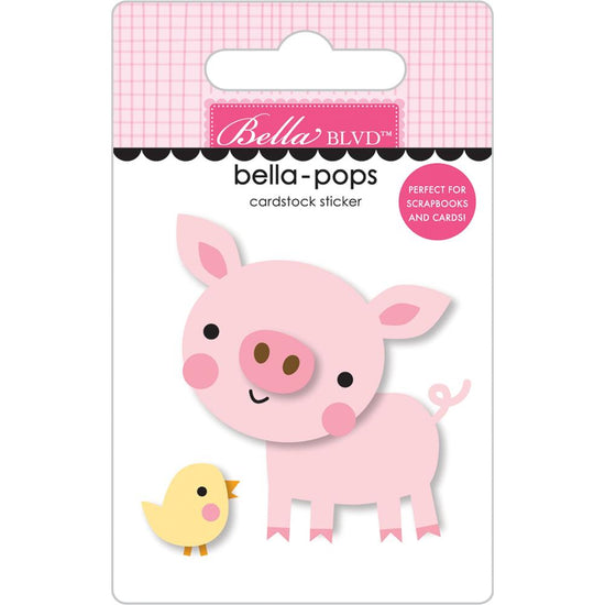 EIEIO Bella-Pops 3D Stickers Hogs and Kisses