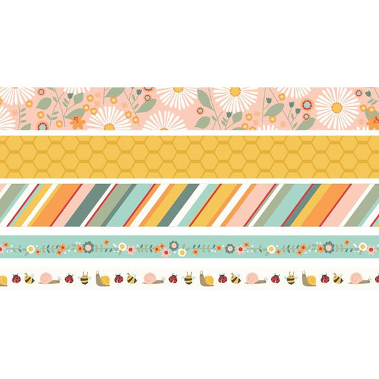 Simple Stories Full Bloom Washi Tape 5/Pkg