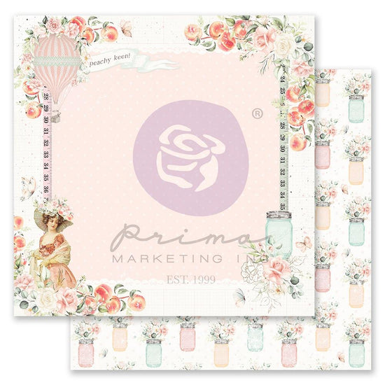 Peach Tea By Frank Garcia Double-Sided Cardstock 12"X12" 6 designs