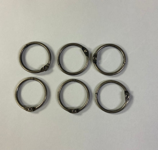 Rings (argollas) 1” 6pcs