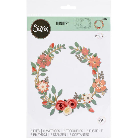 Sizzix Thinlits Die Set 6PK - Wedding Wreath Item 