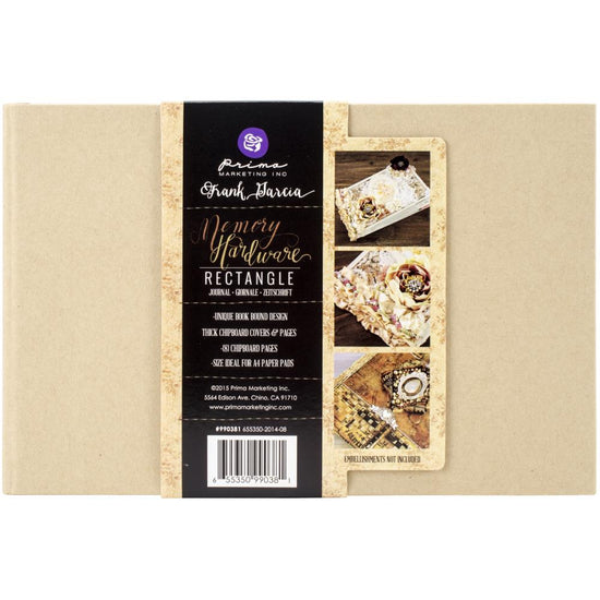 Prima Memory Hardware Chipboard Journal 5.75"X8.75"