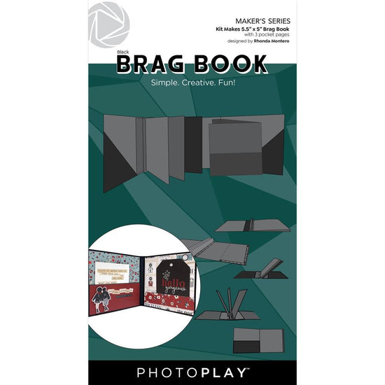 PhotoPlay Brag Book 5.5"X5" Black