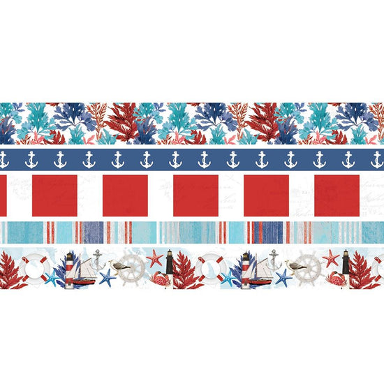 Simple Vintage Vintage Seas Washi Tape 5/Pkg