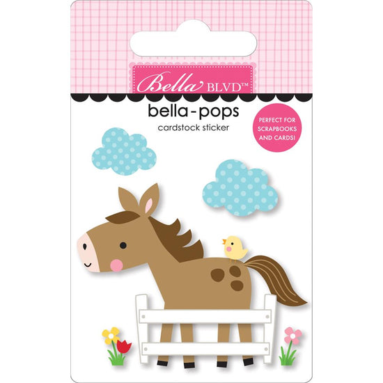 EIEIO Bella-Pops 3D Stickers Hold your Horses