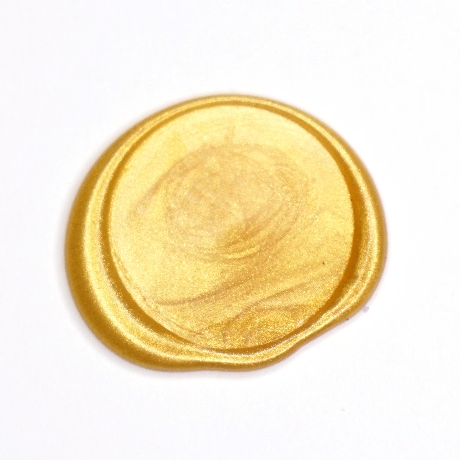 PATIKIL 35mm Blank Brass Wax Seal Stamp - Vintage Round Design For Invitations, Letters, Cards & Envelopes
