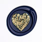 Brocade Heart Wax Seal Stamp